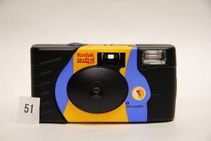 ｗ５１ 写ルンです　(Kodak スナップキッズ・フラッシュ)　電池フィルム抜済品　定型外便発送可