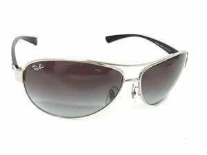 1円 ■美品■ Ray-Ban レイバン RB3386 003/8G サングラス メガネ 眼鏡 シルバー系 AX6568