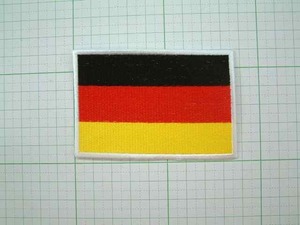 ■ ドイツ 国旗 ワッペン 大 ヨーロッパ Germany ■ アイロン接着OK