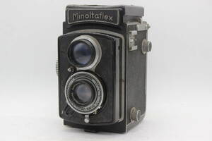 【訳あり品】 ミノルタ Minoltaflex Chiyoko Rokkor 75mm F3.5 二眼カメラ s8585