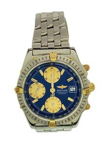 BREITLING◆自動巻腕時計/アナログ/ステンレス/NVY/SLV/B13352/20230923日差-4