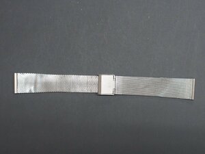 中古 ベア BEAR ミラネーゼ メッシュ ステンレスブレス 金属ブレス 汎用 SUS ラグ幅: 18mm 長さ: 調整式