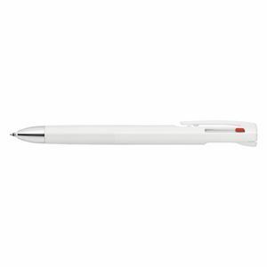 【新品】（まとめ） ゼブラ エマルジョンボールペン bLen 3色ボールペン 0.5mm 白 【×10セット】