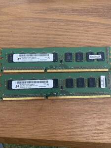 4GB 2RX8 PC3L-12800E-11-11-E3 ２枚