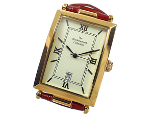 7MX 未使用保管品 SEIKO セイコー Blackdiamond Collection ブラックダイヤモンドコレクション 腕時計 スクエアフェイス デイト