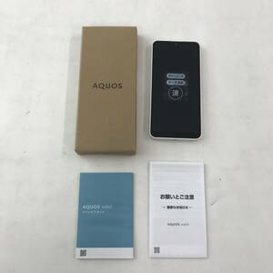 スマホ AQUOS wish3(A302SH)White ソフトバンク 【中古品】