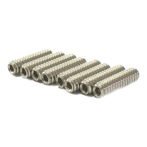 YJB PARTS TL用弦高調整イモネジ ステンレス インチ規格 1/2 8本入り (メール便のみ送料無料)