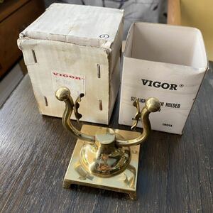 デッドストック Vigor 真鍮無垢 懐中時計スタンド③ フリーサイズ