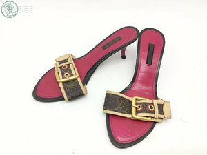 2404602954　☆ LOUIS VUITTON ルイヴィトン BL0026 サンダル モノグラム サイズ 36 ビビットピンク系 レディース ブランド 中古品