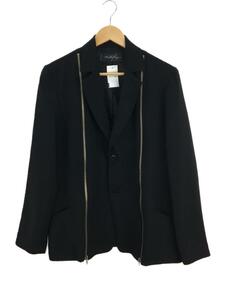 MILK BOY◆double zip tailored jacket/archive/-/ウール/BLK/無地/20151105