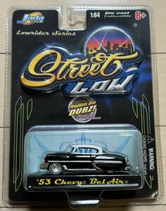 希少 1/64 黒 ☆ Jada Toys Lowrider Series Street Low 