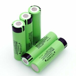 特価 数量限定 18650 リチウムイオン電池 フラッドヘッドタイプ 生セル 3.7V 3400mAh 65mm(長さ) NCR18650B(FH) 5本 即納