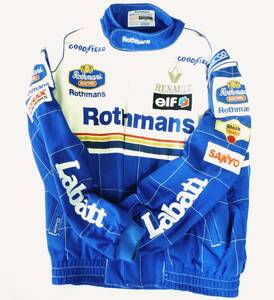 ロスマンズ レーシング ジャンパー ジップアップ ジャケット ウィリアムズ ルノー F1 チーム Rothmans Williams RENAULT sparco スパルコ 