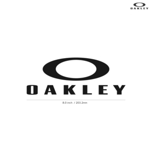 【OAKLEY】オークリー★02★ダイカットステッカー★切抜きステッカー★8.0インチ★20.3cm