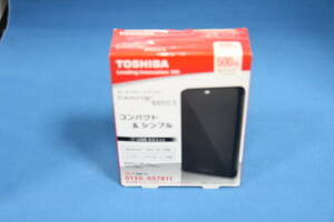 TOSHIBA■PortableHD CANVIO BASICS■HD-A50GK■500GB□未開封 ★