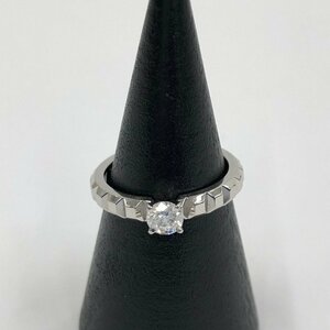 BOUCHERON　ブシュロン　クルドパリ　ソリテール　リング　QM0043　Pt950　プラチナ　0.26ct　重量4.6g　付属品、鑑定書有り【CDAV2017】