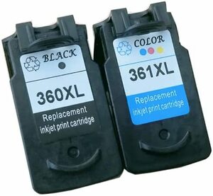BC-360XL BC-361XL ブラック+3色カラーインク 増量版 2個セット TS5430 TS5330 大容量 キャノン対応 Black & Tri-color 再生インク canon