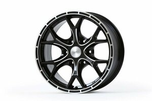 JAOS ジャオス TRIBE CLAW 17×8.0J+20 6H 139.7 ブラックミーリング 17インチ 鋳造1ピースホイール 1本