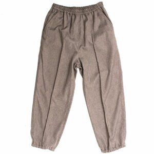 22AW FLORENT MELANGE PL JOGGER PANTS メランジジョガーパンツ 定価28,600円 size36 ベージュ 2208F04004 フローレント イージーパンツ