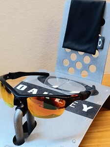 【美品♪偏光♪】クリアレンズおまけ/OCEカスタム/アジアンフィット/ハーフジャケット2.0/オークリー/oakley/half jacket2.0/検サングラス 