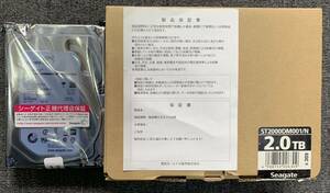 未開封新品2TB HDD Seagate シーゲイト ST2000DM001/N