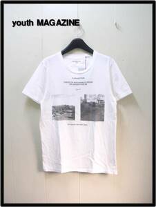 L 白【youth MAGAZINE ユース マガジン Tシャツ】