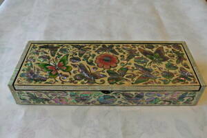 韓国伝統工芸品　螺鈿細工　木製漆器小箱