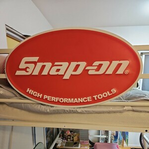 Snap-on スナップオン　ティンサイン　オーバル　看板　スチール製　正規品