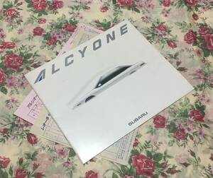 アルシオーネ ALCYONE ▼ カタログ パンフレット S62/12 32P 4WD VR TURBO VX FF VS TURBO AX7 AX9 AX4 昭和 スバル 富士重工 送料無料