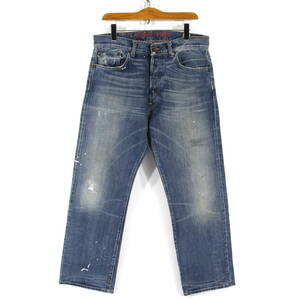 EZRA FITCH Abercrombie & Fitch 4017 デニムパンツ W30 L30 インディゴ ブルー ウォッシュ ダメージ ジーンズ エズラフィッチ アバクロ