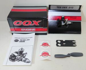 【未使用】 COX　TEE DEE　010　ENGINE　No.130　エンジン　飛行機 ラジコン　G240208883-46