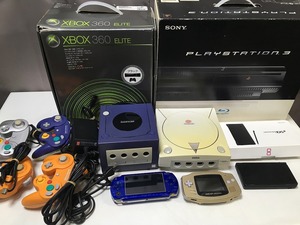 ジャンク　ゲーム機　まとめ 　PlayStation 3 Xbox 360 エリート　ゲームキューブ　ドリームキャスト　GBA　PSP　DSi 　動作未確認　現状品