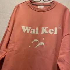 Wai Kei スウェット　トレーナー　韓国　ピンク