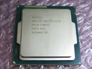 Intel Core i7-4770　3.40GHz LGA1150 　中古品(10)
