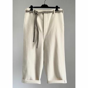 toogood AW2018 THE SCULPTOR TROUSER - LAMBS WOOL FELT col.CHALK size.4