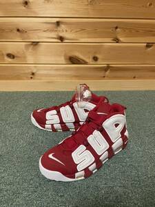 NIKE AIR MORE UPTEMPO supreme ナイキ エアモ アアップテンポ シュプリーム 27.5cm 新品未使用品