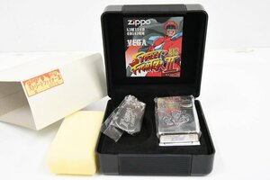 【未開封品】Zippo ジッポー STREET FIGHTER II VEGA LIMITED EDITION 箱 タグ付き オイルライター 20794836