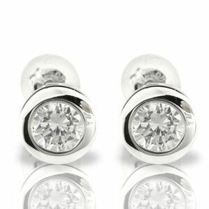 ピアス メンズ プラチナ 鑑定書付 ダイヤモンドピアス SIクラス 一粒 大粒 0.50ct プラチナ スタッドピアス 天然石ダイヤ 男性用