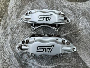 スバル brembo ブレンボ 4POT フロント キャリパー インプレッサ WRX STI GDB GVB GRB VAB VAG OH済