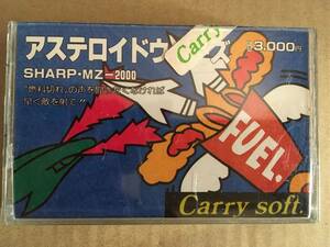 Carry lab キャリーラボ アステロイドウォーズ Asteroid Wars MZ-2000 カセットテープ