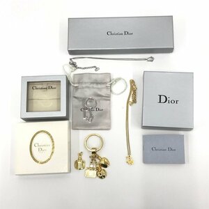 Christian Dior　クリスチャンディオール　ネックレス　リング　キーリング　4点まとめ【CDAV4014】