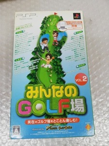 ■新品 PSP みんなのGOLF場 Vol.2 GPSレシーバー同梱 ゴルフ場K10604