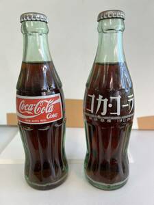 コカ・コーラ 昭和レトロ 瓶 中身入り コーラ瓶 Coca-Cola ビンテージ物