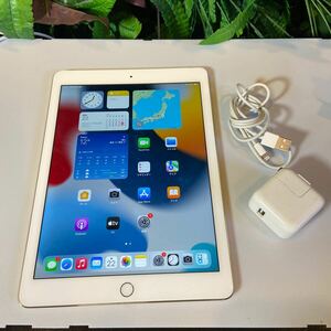 ［美品］Apple iPad Air 第2世代/32GB/SIMフリー/Wi-Fi+Cellular/ゴールド05