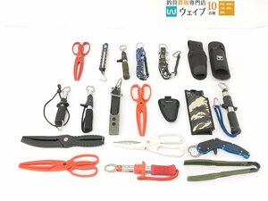 プロックス フィッシュキャッチャー、OGK フィッシュグリップ、シマノ ケース 等 計19点 釣り用品 セット