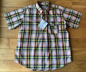 【極美品　2020 SS】 ENGINEERED GARMENTS Popover BD Shirt Cl Madras Plaid Pink/Yellow S エンジニアドガーメンツ シャツ　チェック