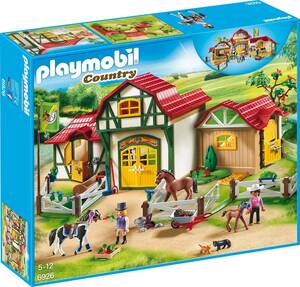 送料無料 即決！新品 PLAYMOBIL プレイモービル 6926 田舎の牧場 シリーズ 馬小屋