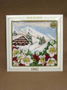 Ｍ1-790◆未開封品 FEILER フェイラー FOUR SEASONS ハンドタオル 雪