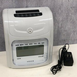 ◎M396【ジャンク】Voice ヴォイス タイムレコーダー 鍵無し 通電のみ VT-1000(ma)