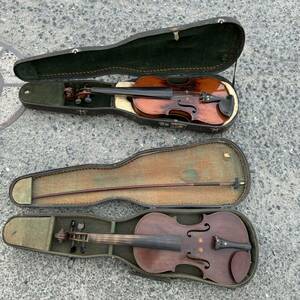バイオリン 弦楽器 楽器 ジャンク品 2個